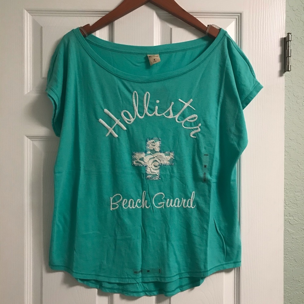 Hollister women’s green tee shirt M NWT